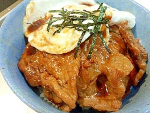 焼豚玉子飯